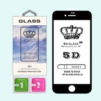 

Wholesale Price 5D 9H clear 0.26mm Full Cover Screen protect protection Tempered Glass for IPhone6S PLUS