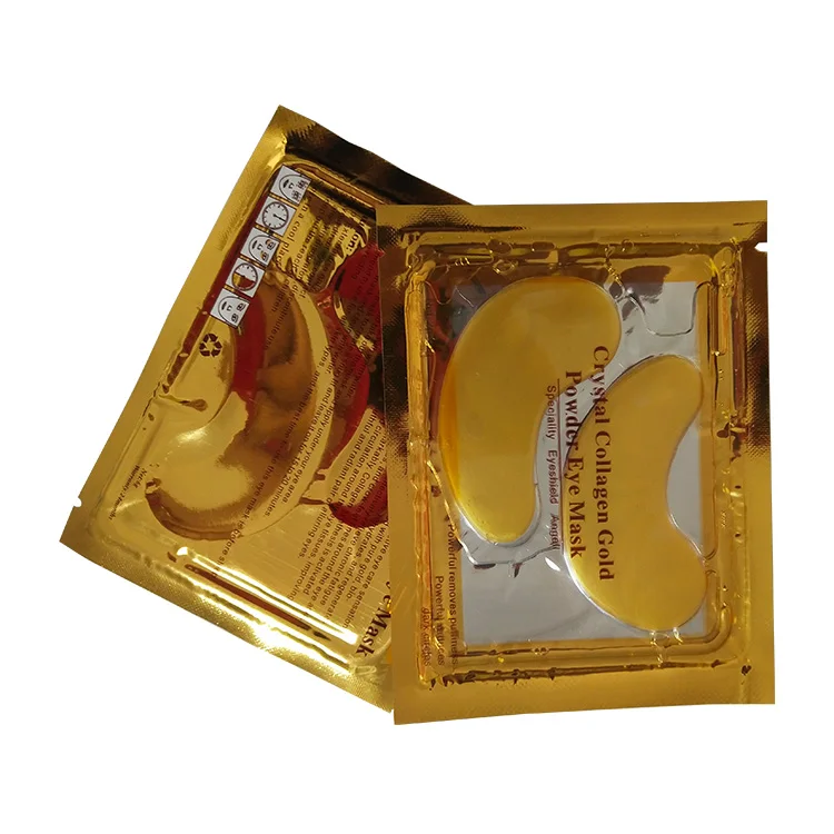 

Private Label 24K Gold Gel under eye mask 24k gold collagen gel eye mask oem