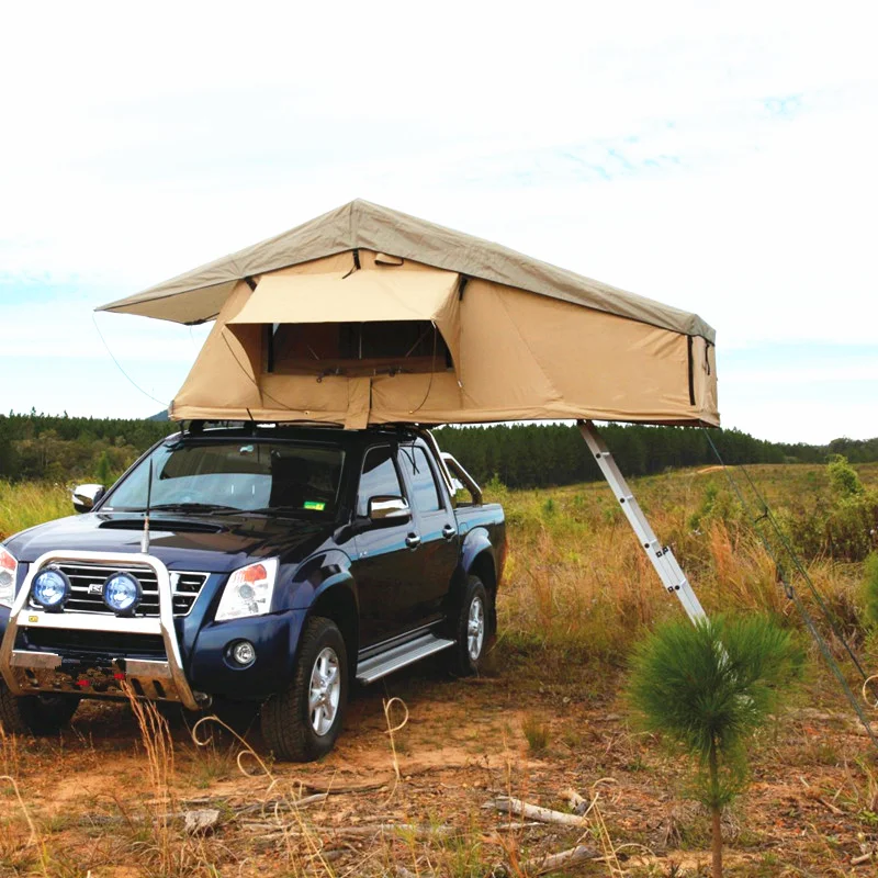 

Hot Sale Soft Shell Fabric Car Roof Top Tent/Canvas Roof Top Tent