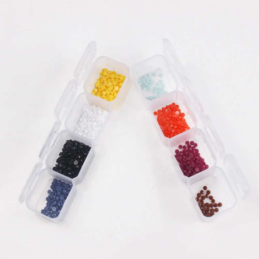 

4 grid plastic storge spare box for diamond painting accessory