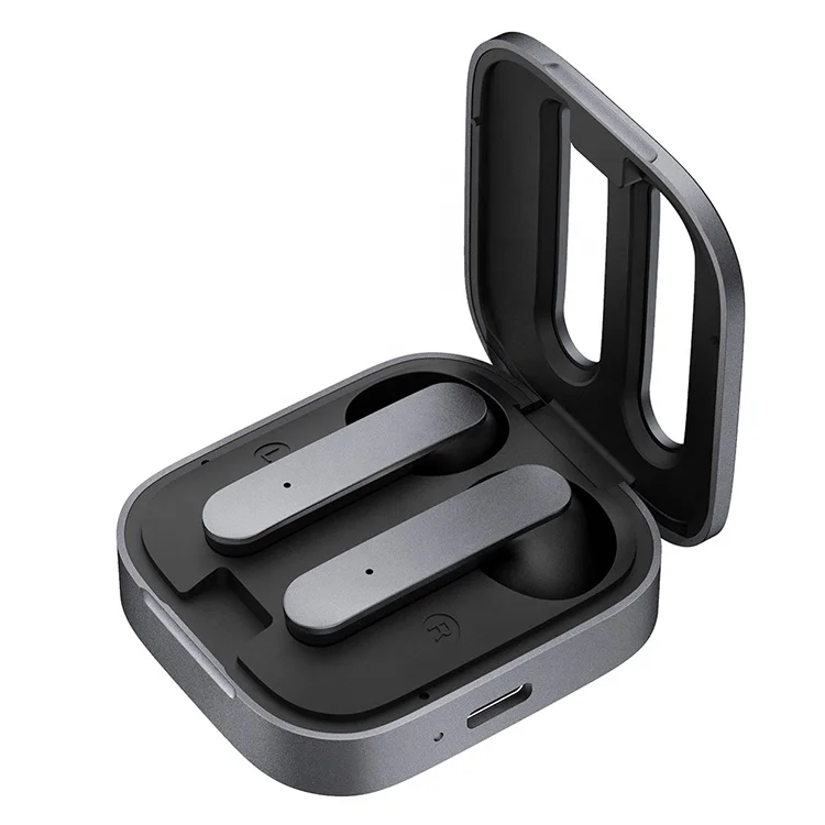 

In Stock Aluminum Metal Ultra-thin Charging Case In-ear Tws Wireless Earbuds