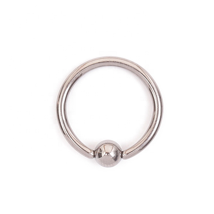 

ASTM F136 Titanium BCR 16 Gauge Captive Bead Ring