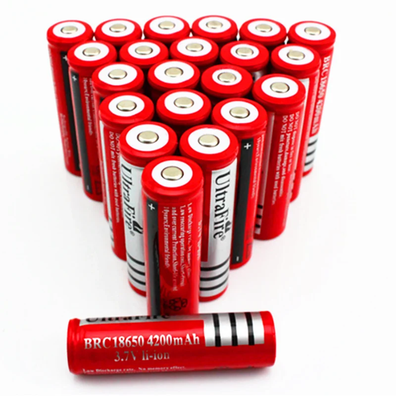 

18650 Battery Rechargeable Lithium Batteries for Flashlight Headlight Amazon Customized