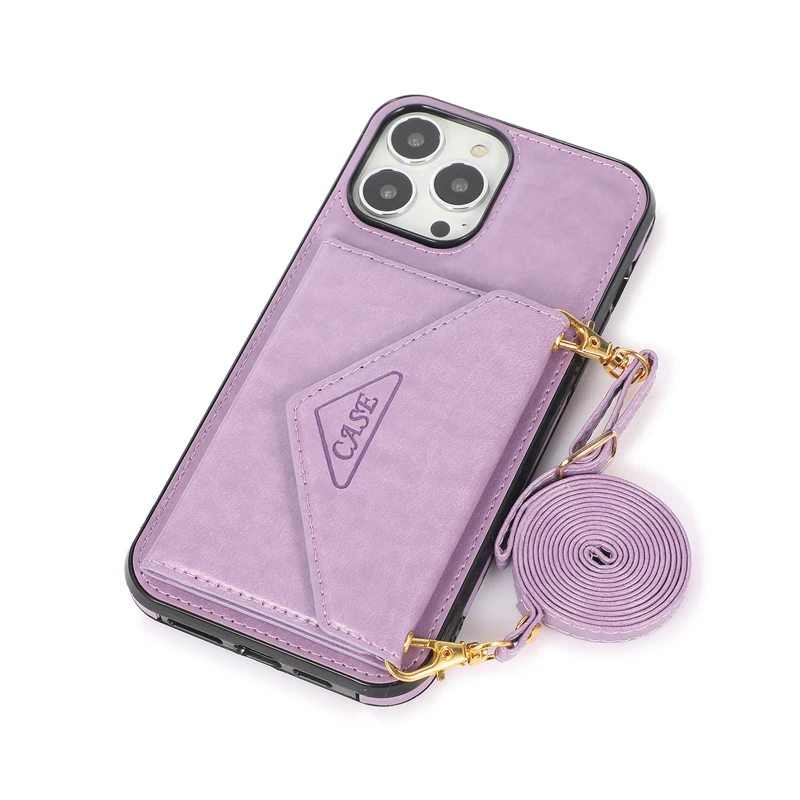 

New Models for iPhone 11 12 XS XR Leather Phone Wallet Case With TV Stand Cover for iPhone 13