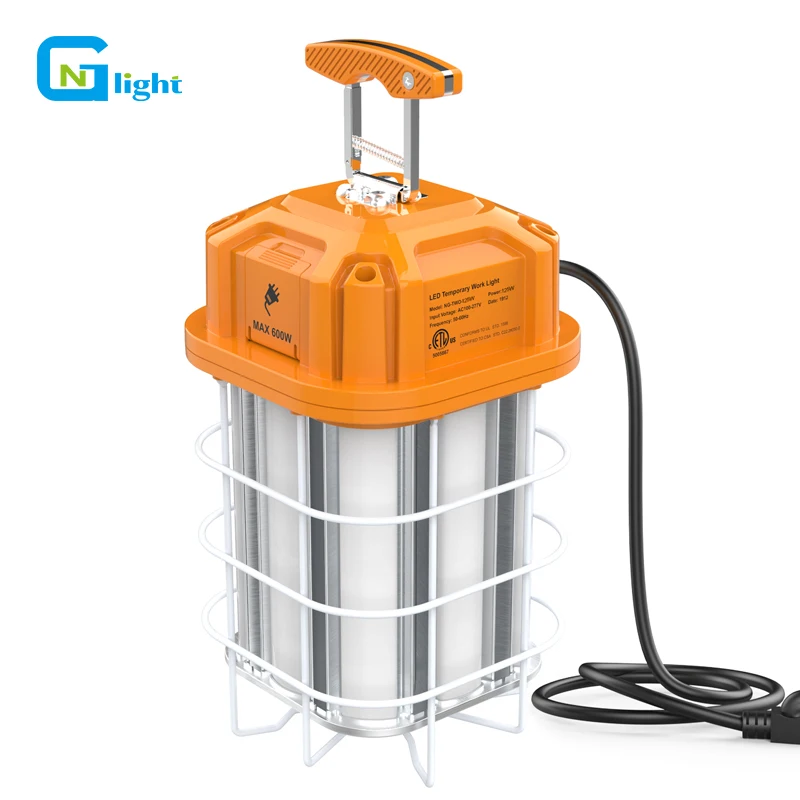 

Hot selling 10ft US Plug construction 360 degree led work light Indoor Outdoor