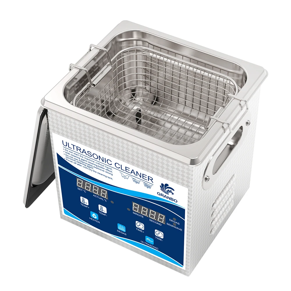 

Digital Timer Heater Adjustable 2L 30W/60W Ultrasonic Variable Wave Ultrasonic Cleaner Machine