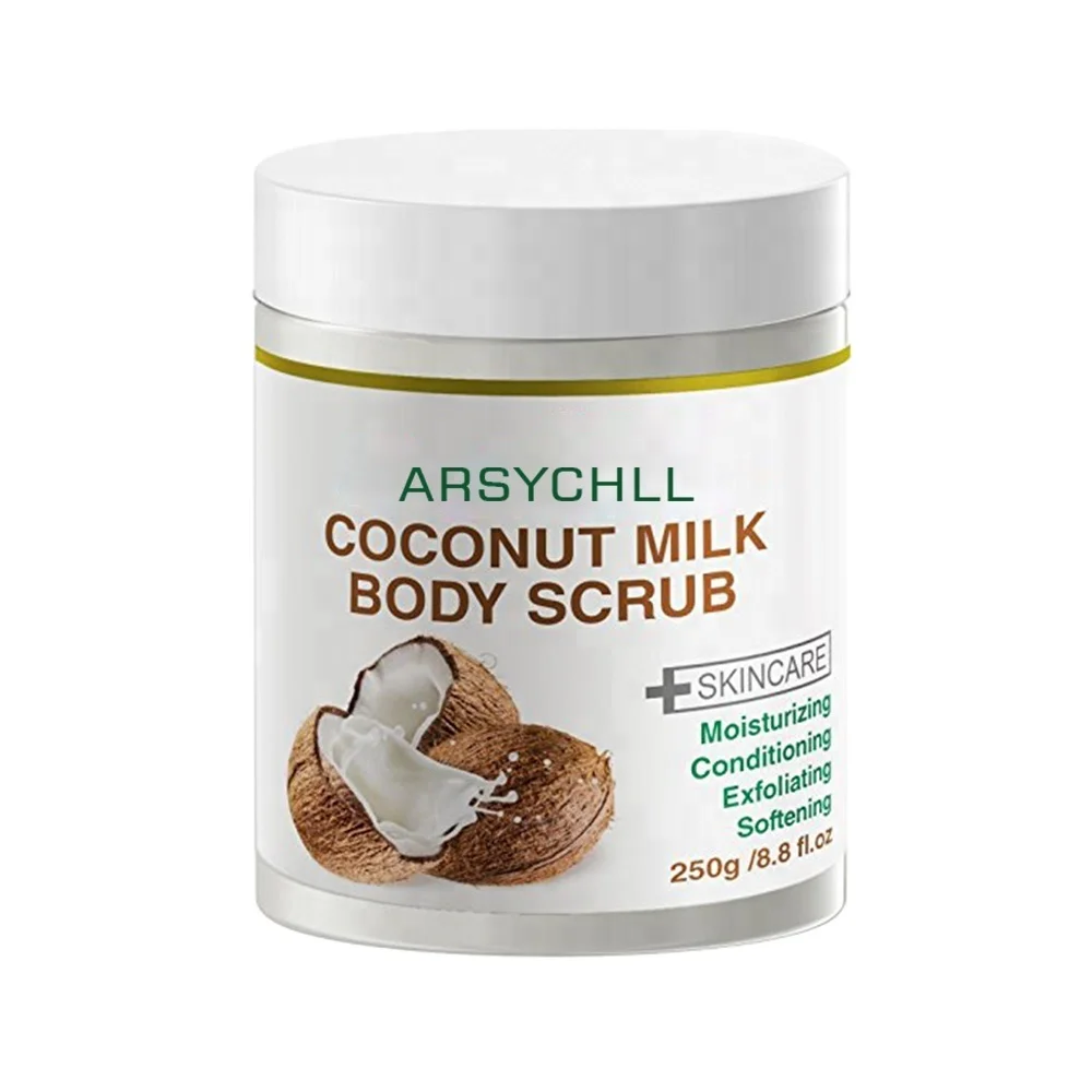 

Private label coconut milk body scrub for shower