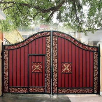 Decorative Wrought Iron Gates Simple Modern Steel Wrought Iron Gate