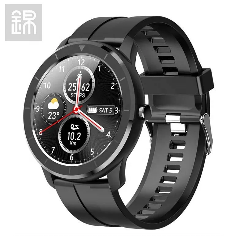 

JY-Mall T6 Smart Watch 1.28inch HD IPS Full Touch Screen Professional Sport Heart Rate Health Tracking IP68 Men bracelet