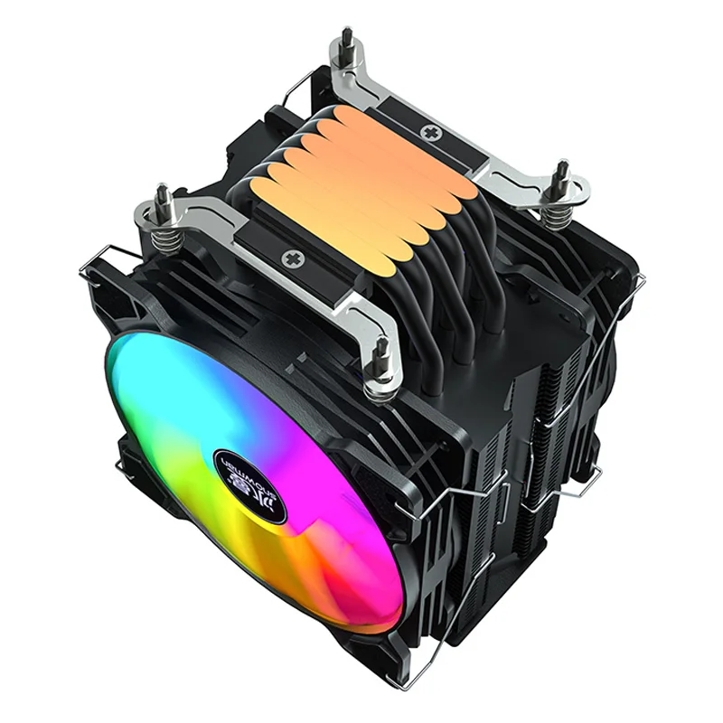 

SNOWMAN 6 Heat Pipes Computer PC Cooler RGB FAN PWM for AMD Ryzen AM5 AM4 Intel LGA 1700 1200 115X CPU Cooler