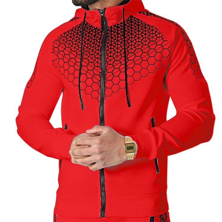 

Fashionable Full Custom Fitness Men Long Sleeves Streetwear Casual Gym Jogger Hoodie