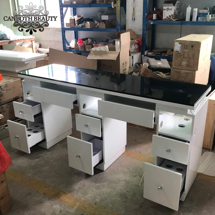 Beauty Salon Furniture Marble Top Nail Table Manicure Desk Buy Nail