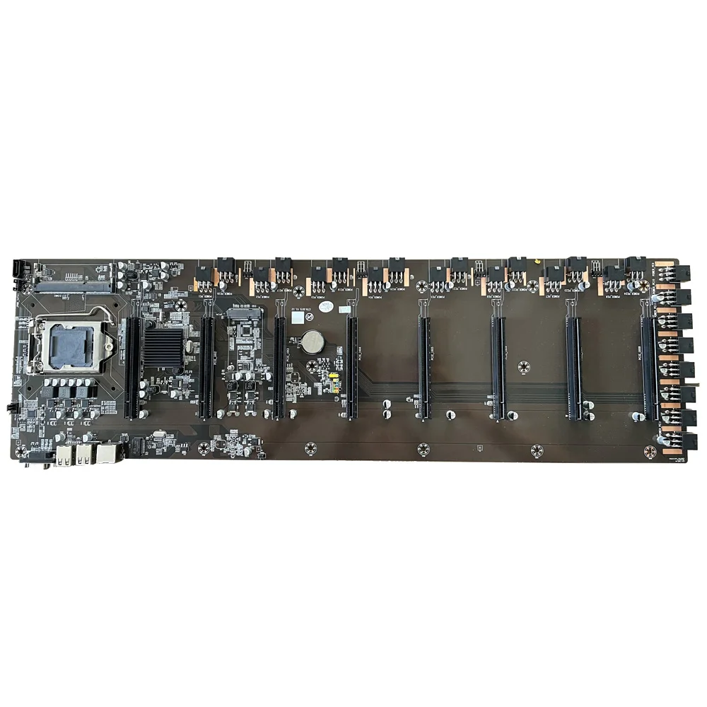 

Factory Price B75 Mining Motherboard Support 65CM Distance 8 Graphics Card