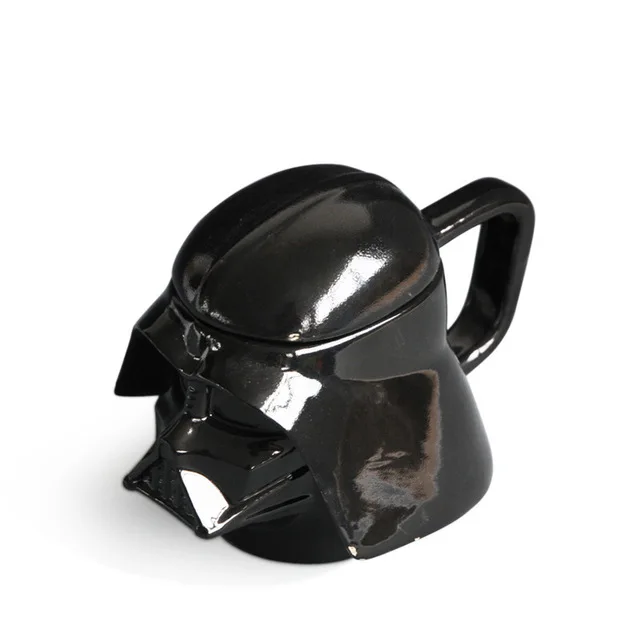 

Wholesale Cartoon Star 3D Wars Darth Vader Ceramic Cup Coffee Mug Office Milk Tea Ceramic Cup Gift Coffee Mug, White, black