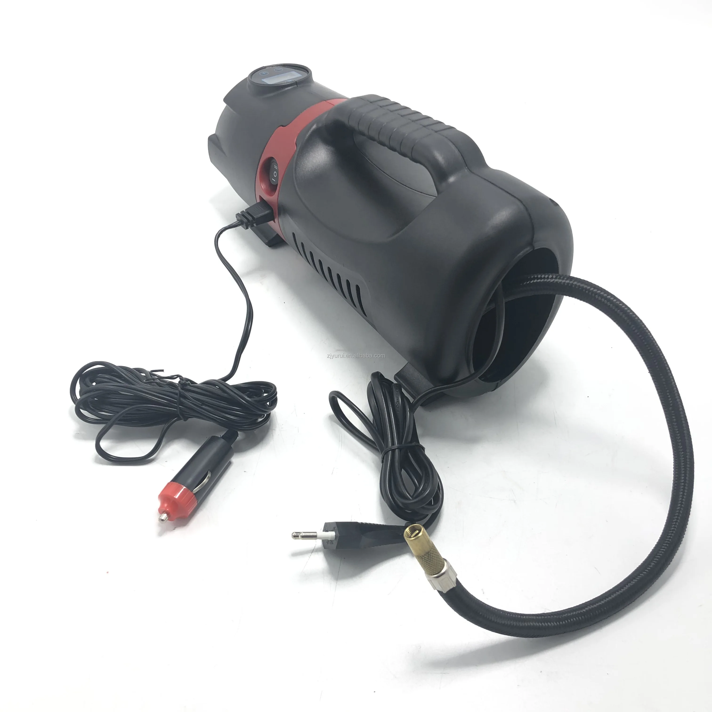 portable air compressor with digital gauge