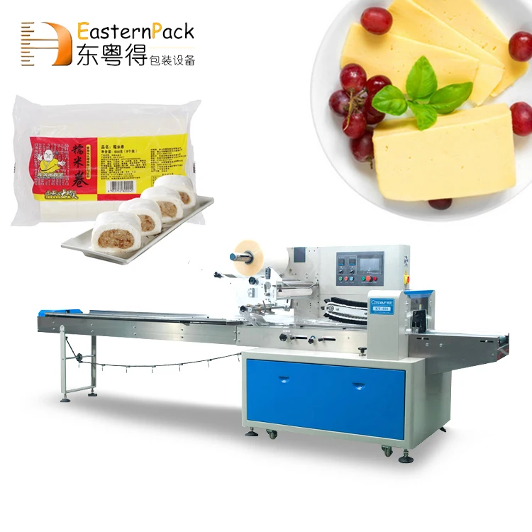 

Hotel soap wrapping machine cutlery wrap flow packing machine