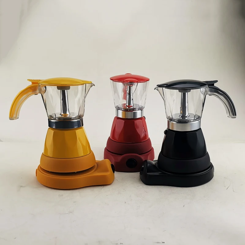 European Electric Espresso Coffee Maker 3 Cups Moka Coffee Pot Jt013