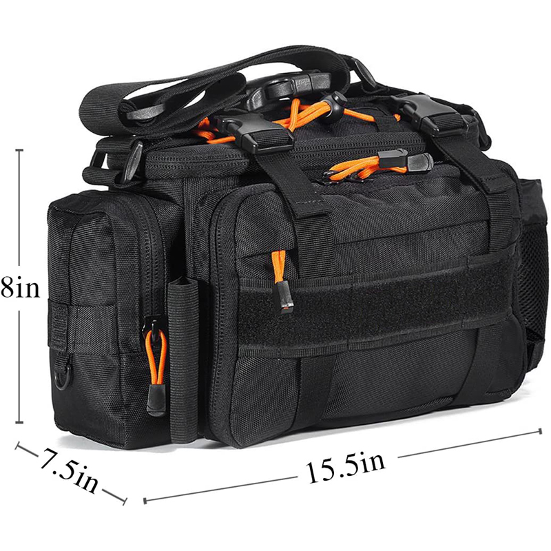 

Water Resistant Fishing Tackle Bags Waist Fishing Bag Fishing Gear Storage Bag