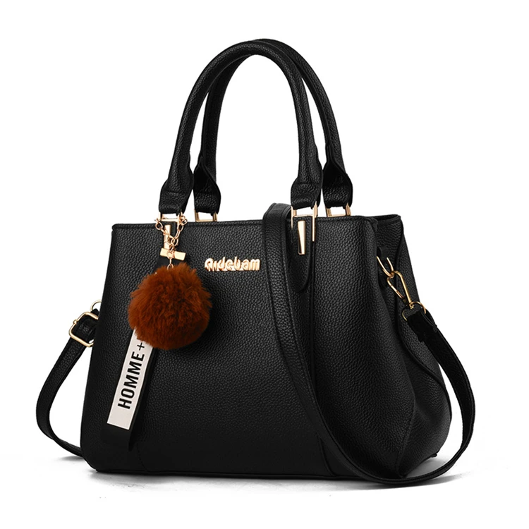 

vintage new style custom black big stylish classic old woman bags custom logo