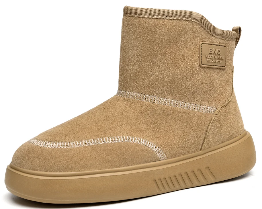 

Classic Ladies Fur Warm Suede Ankle Short Suede Girls Snow Boots For Women