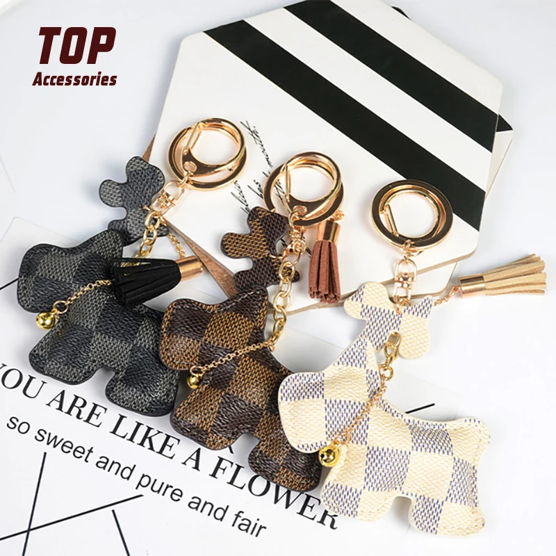 

Most Popular Creative Pu Leather Cute Keychains Custom Keychains