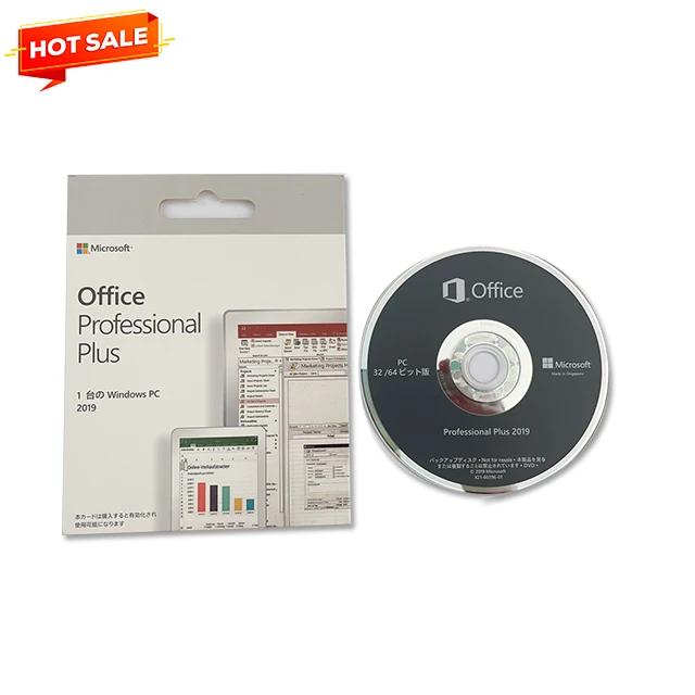 

Office 2019 Professional Plus / Office 2019 Pro Plus Japanese Language DVD-Bag Online Activate 12 Months Guaranteed