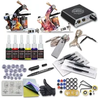 

Double machine large configuration tattoo kit professional power 110V-220V tattoo kits