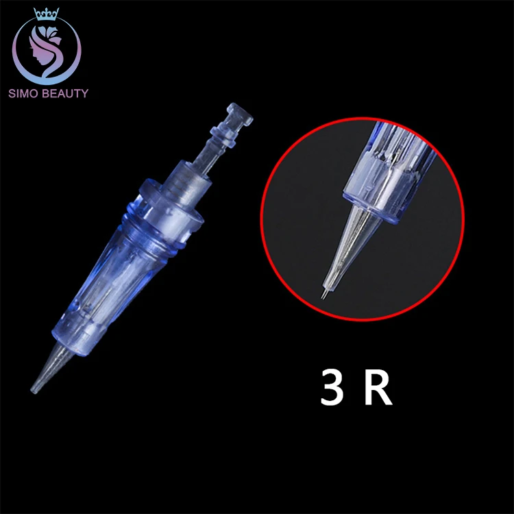 

Dr pen ultima a6 professional wireless microneedling pen cartridges, Transparent blue