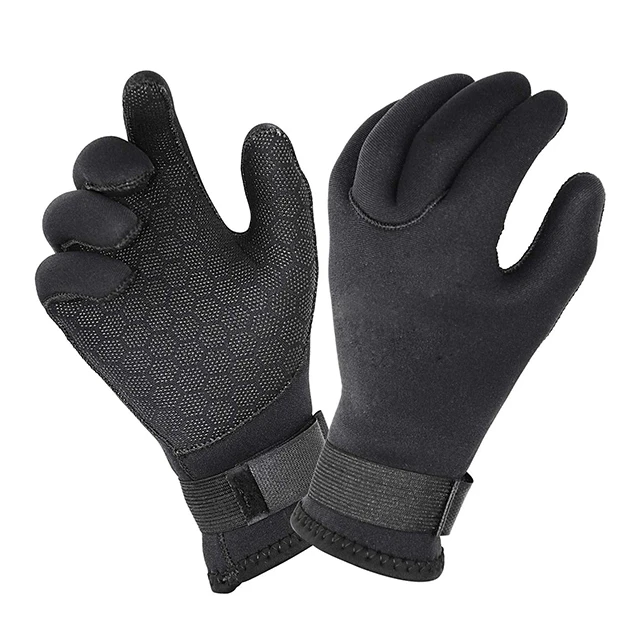 

3mm diving gloves neoprene gloves neoprene dive scuba diving gloves, Black