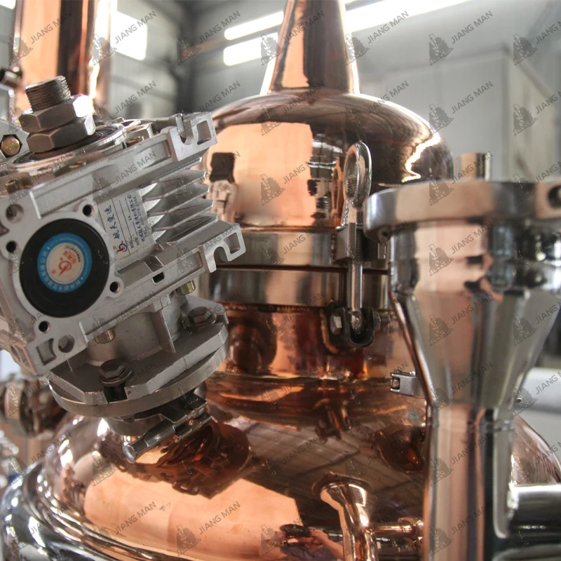 
[JiangMan]-100 Gallon-Whiskey Distillery-Copper Distillery Equipment-- Copper Pot Distiller-Home Distillation Still 