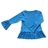 /product-detail/wholesale-children-boutique-clothing-cotton-girls-blank-ruffle-sleeve-spring-t-shirt-60275591855.html