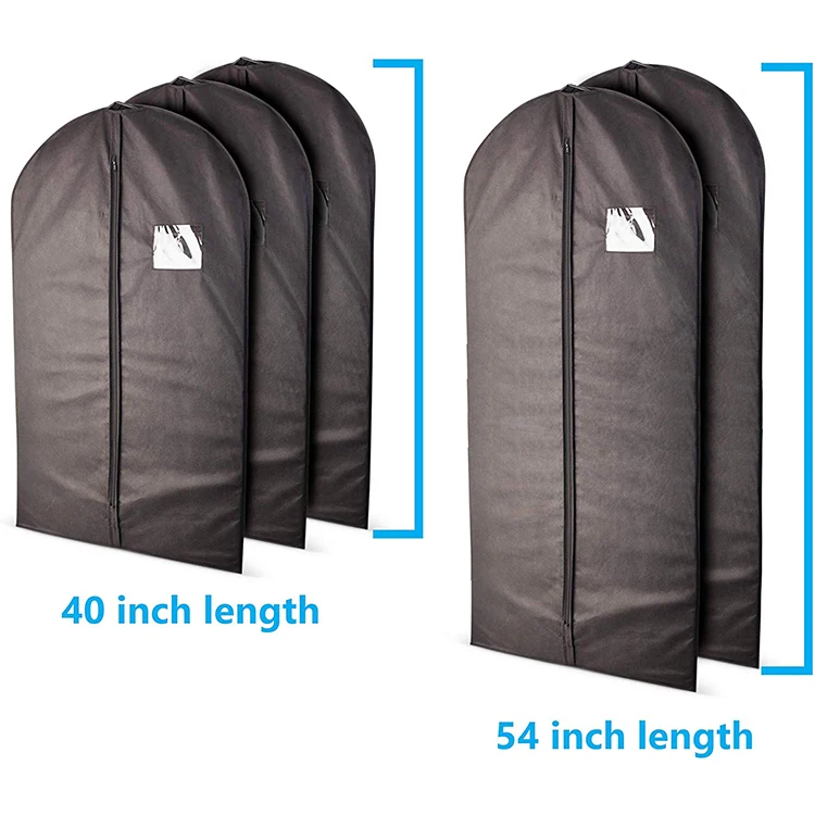 
High quality travel non woven zippered waterproof garment bag for men 