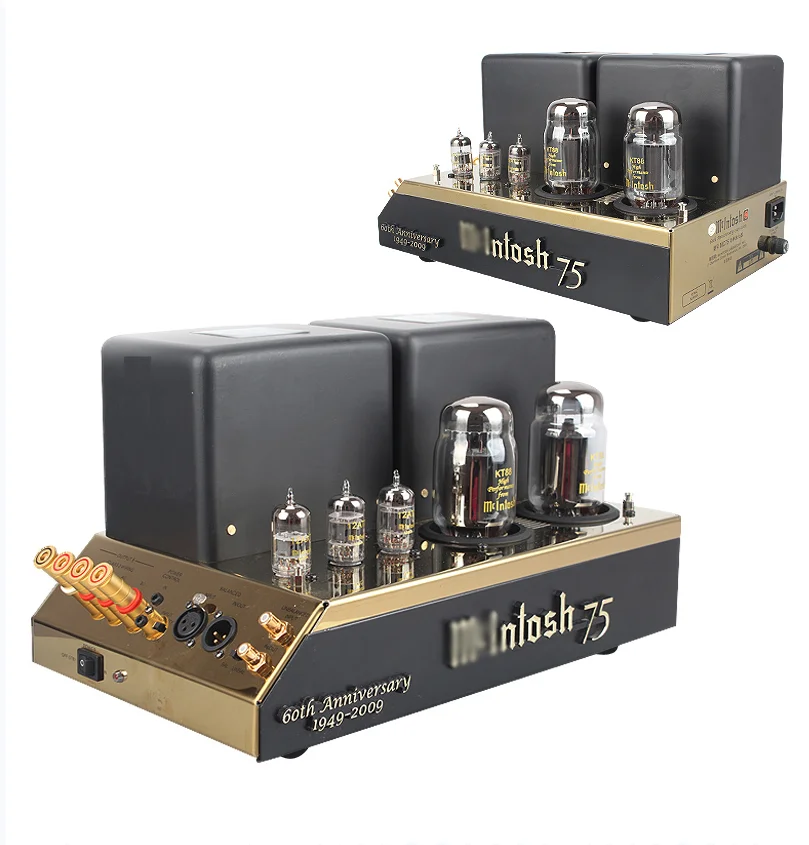 

M-076 pure power amplifier power amplifier co-py MC75 hifi bile post-mono 75W KT88X2 12AX7 220V