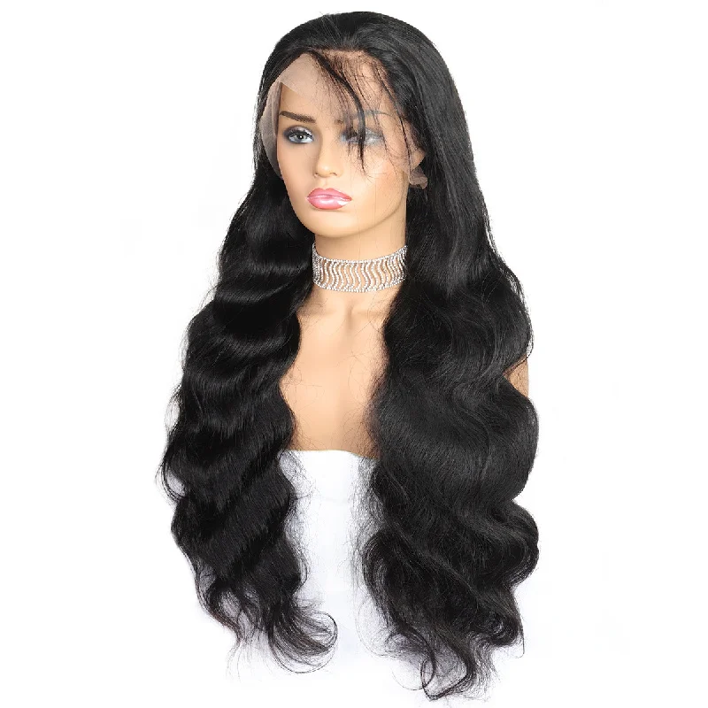 

Free Shipping Brazilian Body Wave 100% Human Hair Wigs 13*4 Transparent Lace Frontal Cuticle Aligned Virgin Hair HD Lace Wigs