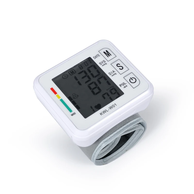 
Voice broadcast one-key accurate blood pressure measurement wrist type automatic electronic sphygmomanometer 
