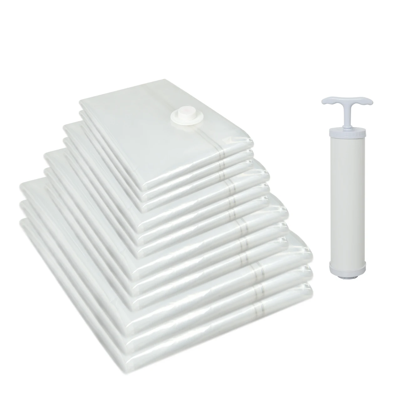 

Vacuum storage bags travel vacuum sealer bags 110 micron 8 wire, Trasparent