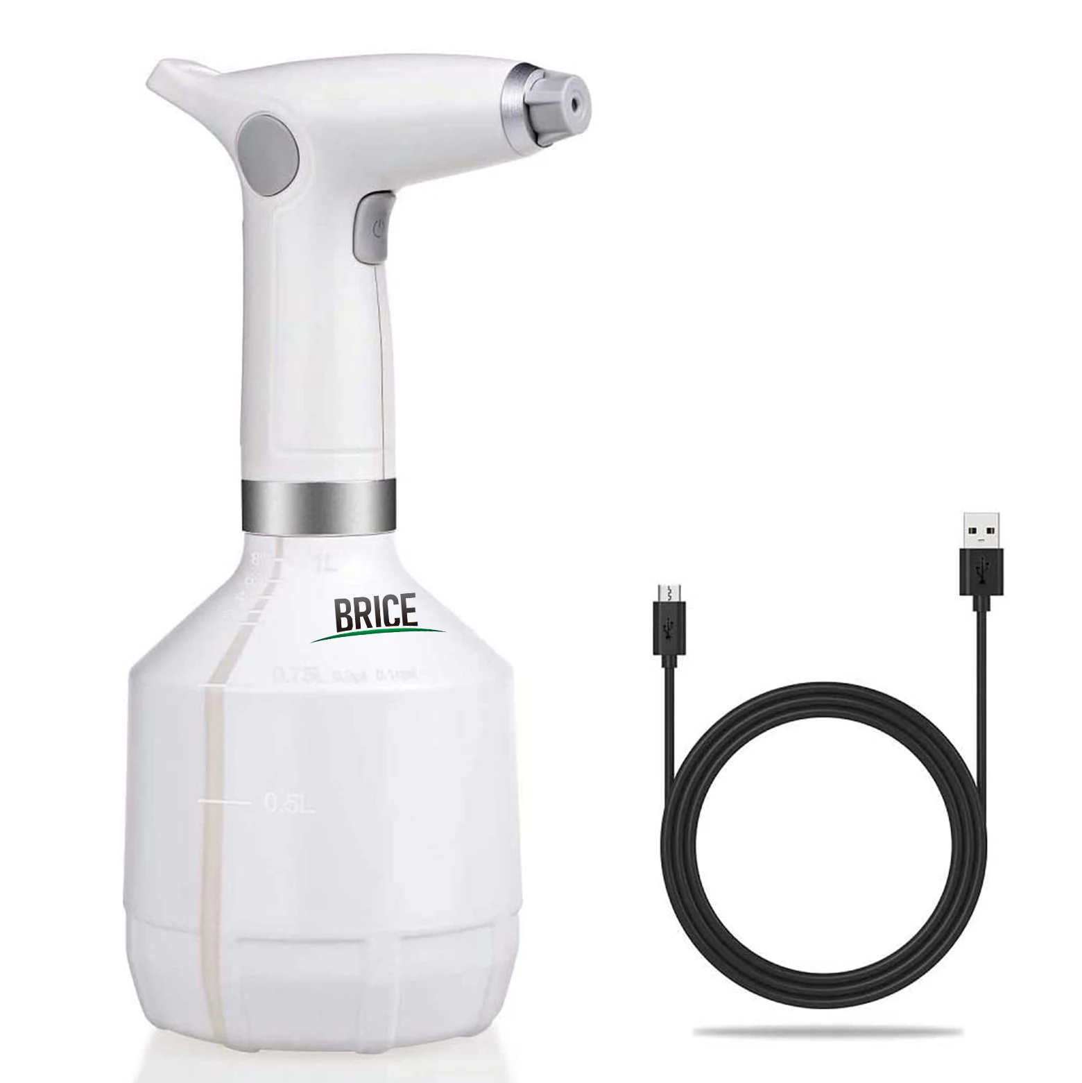 

Free Sample 1L Plastic Bottle Hand Held Electric Sprayer with CE Approved USB Charge, Plastic Battery Garden Water Mist sprayer, White,blue,green,pink