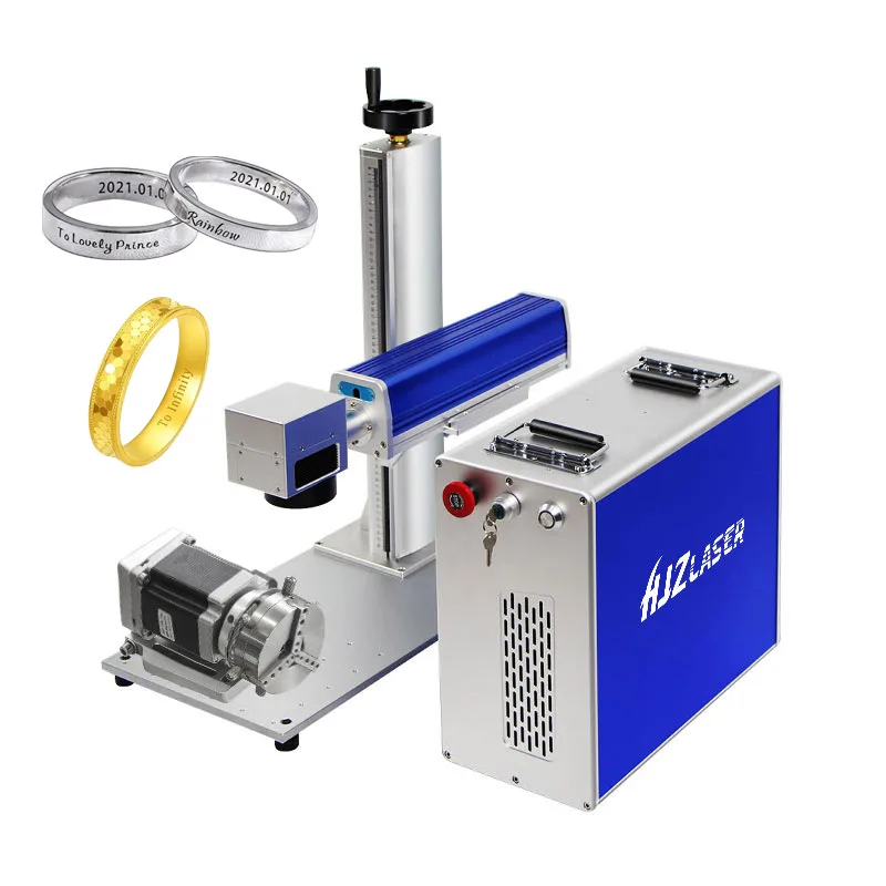 

small mini portable 20w 30w 50w jewelry laser cutting engraving Machine laser marking machine price for plastic metal gold