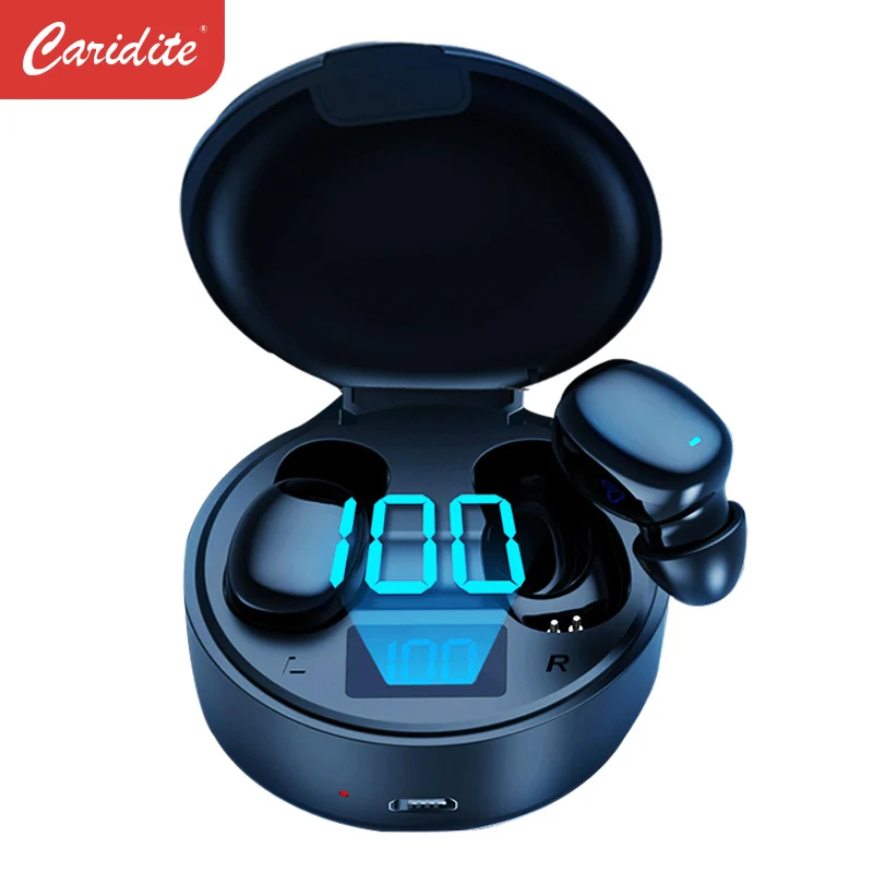 

Caridite Dropshipping 2021 New Arrivals Wireless Headphones Suppor Bt Earphones In-Ear Style With Natural Sound Earphone