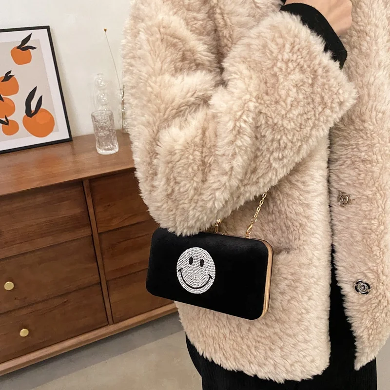 

Face Logo Shoulder Bags Designer Brand Purses and Handbags For Ladies 2021