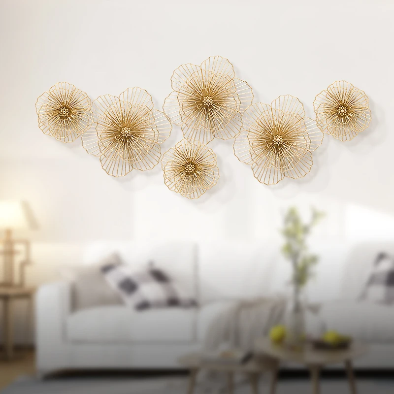 

OEM Factory Carved Flower Metal Wall Decor Art Diy Handmade Metal Wall Decor