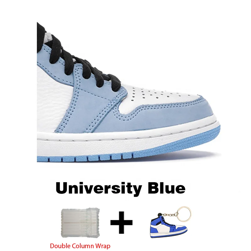 

2021 Basketball Shoes 1s AJ 1 Retro high OG University Blue Dark Mocha Hyper Royal women men's fashion sneakers AJ 1 Retro