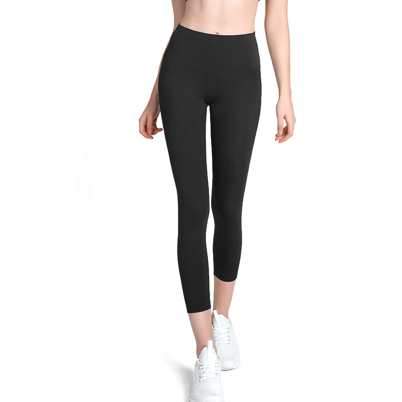 

2021 New Yoga Dress High Waist Naked Sense Yoga Pants High Elastic Deodorant Fitness Hip Lifting Exercise Leggings