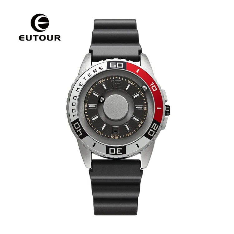 

EUTOUR E025 HOT New innovative magnetic metal multi-function men's watch fashion sports quartz watch simple strap pilot