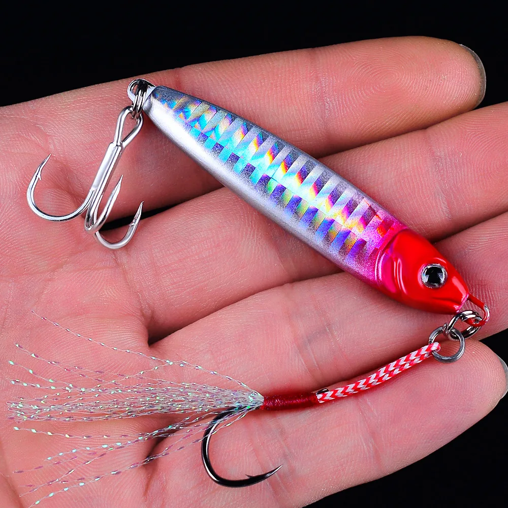 

New DRAGER Metal Cast Jig Spoon 15G 20G 30G Shore Casting Jigging Lead Fish Sea Bass Fishing Lure Artificial Bait Tackle, 6 color