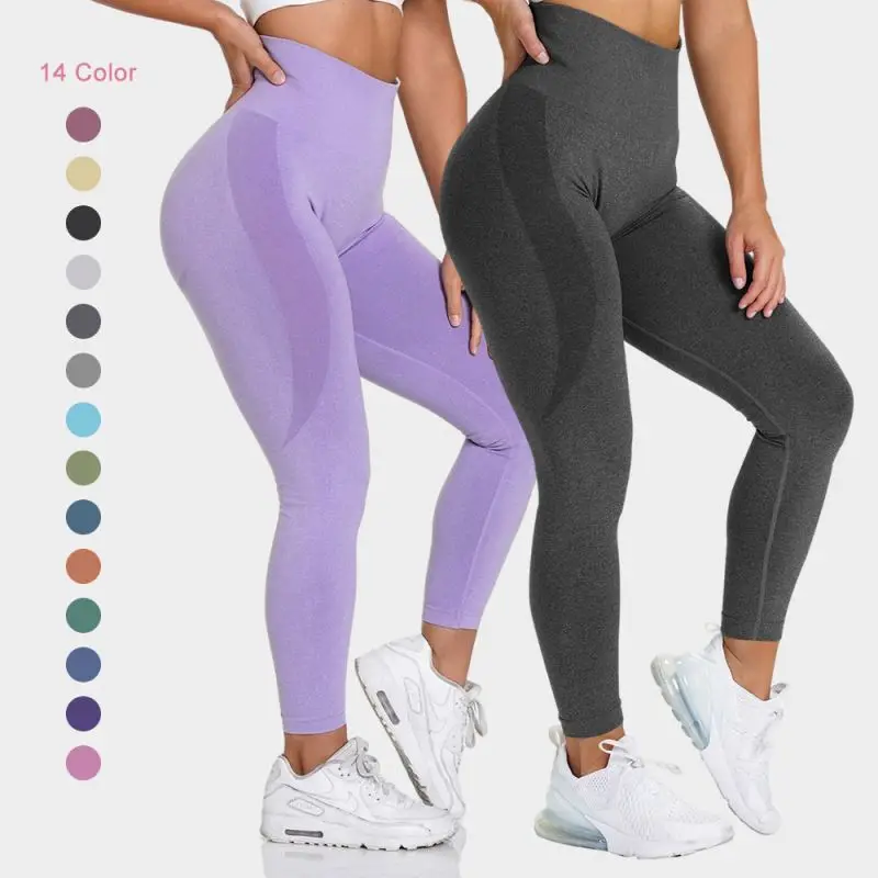 

Custom Logo Quick Dry Sports Gym Sexy Pants No Panties Korea Yoga Leggings