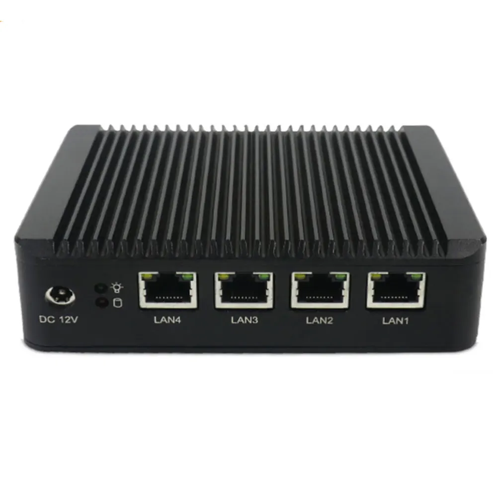 

Partaker I1Home Server Mini PC j1900 Quad Core CPU 4 Intel Lan Firewall VPN Router Support Linux Pfsense OS and 3G/4G