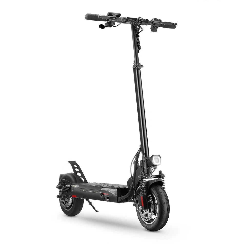 iSooter iX4 T4 10inch 500w 48V 13AH 45KM range Off road Fat tire e Scooter electrico Electric Scooter Adult, Black