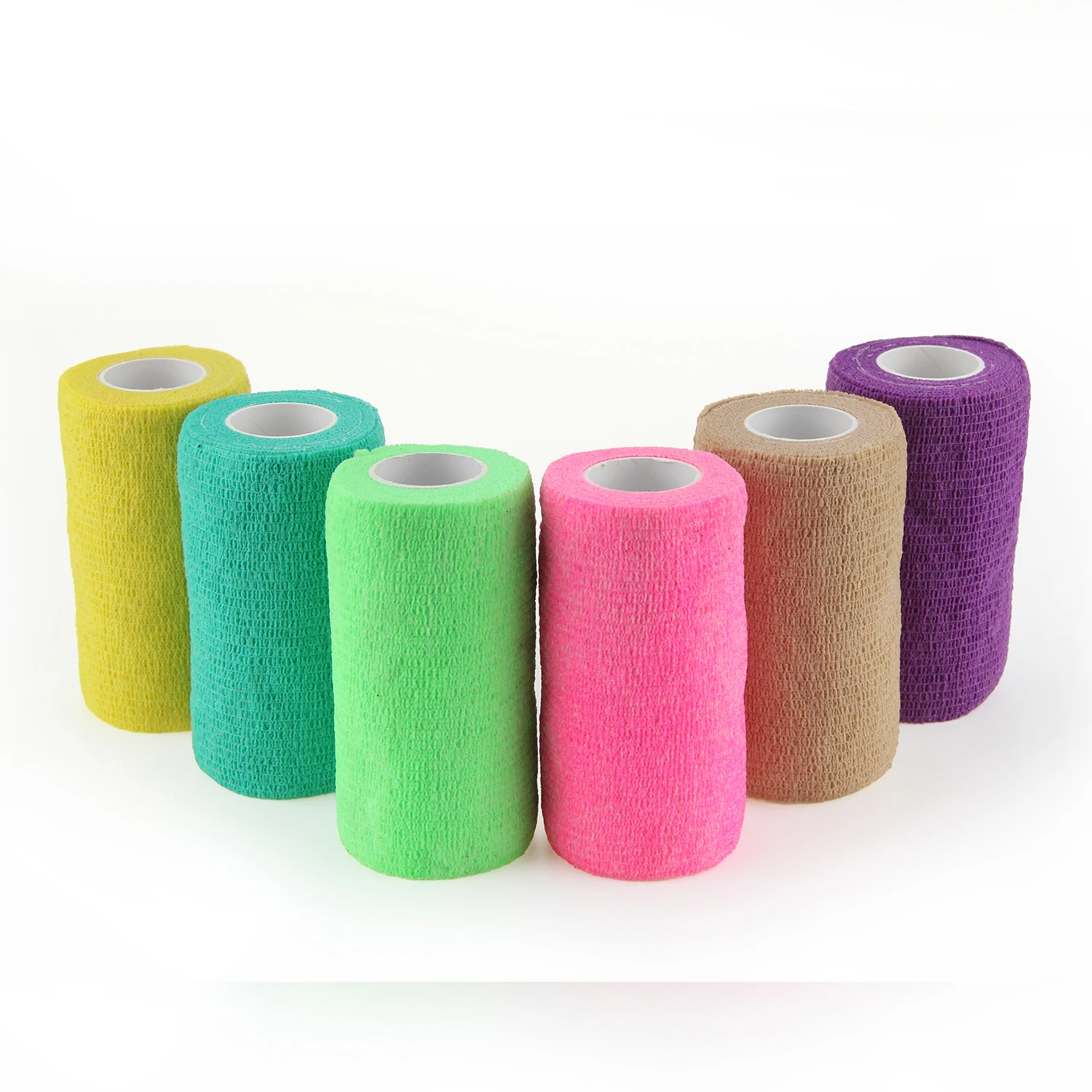 

Horse racing elastic cohesive bandages first aid tape dressing bandage rolls vet horse wrap, 18 colors available