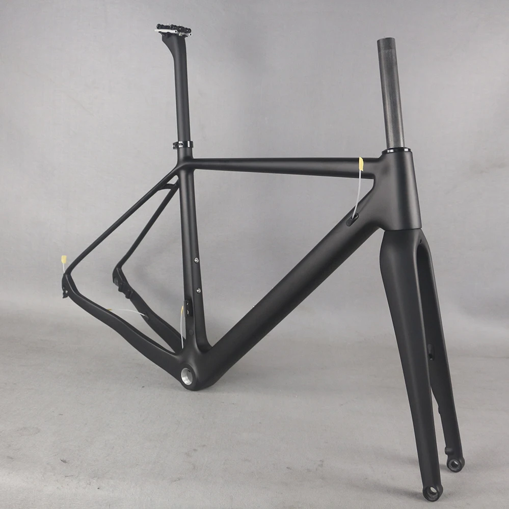 

NEW Gravel bike carbon frame 700*42C Carbon frame bike Frameset Cyclocross Disc bike Di2 frame black matte GR029